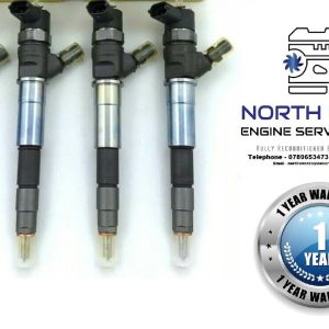 Set of 4 Reconditioned injectors Vauxhall Vivaro 1.6 Cdti Turbo R9M408 / R9M413