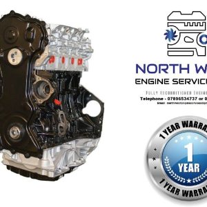 Nissan NV400 2017   M9T706 Bare Reconditioned Bi Turbo engine 2.3 dci Euro 6